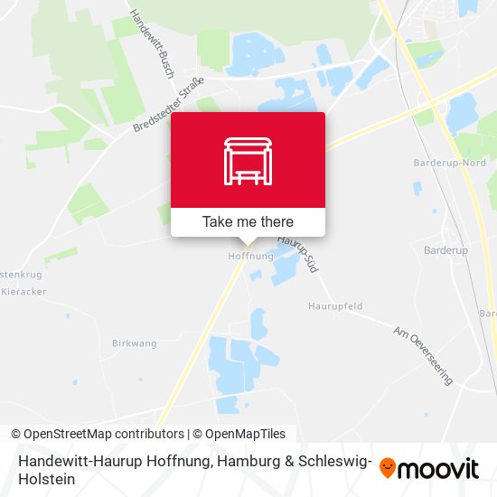 Handewitt-Haurup Hoffnung map
