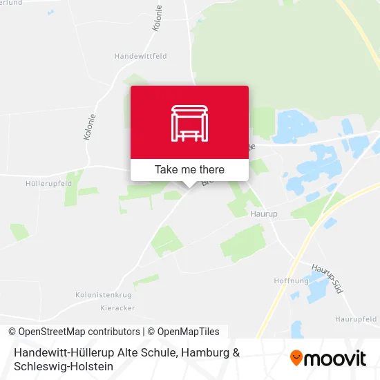 Карта Handewitt-Hüllerup Alte Schule