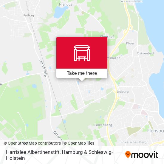 Harrislee Albertinenstift map