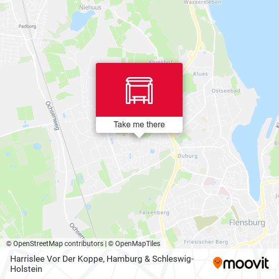 Harrislee Vor Der Koppe map