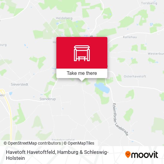 Havetoft Havetoftfeld map