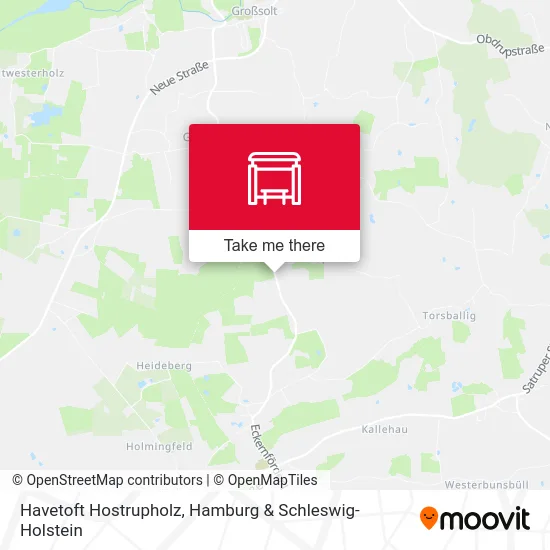 Карта Havetoft Hostrupholz