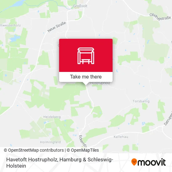 Карта Havetoft Hostrupholz