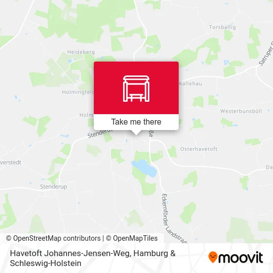 Карта Havetoft Johannes-Jensen-Weg