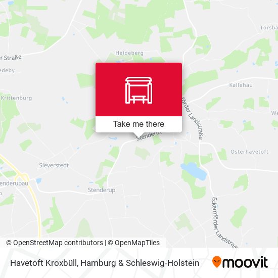 Havetoft Kroxbüll map