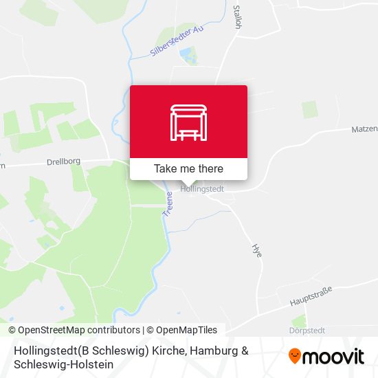 Hollingstedt(B Schleswig) Kirche map