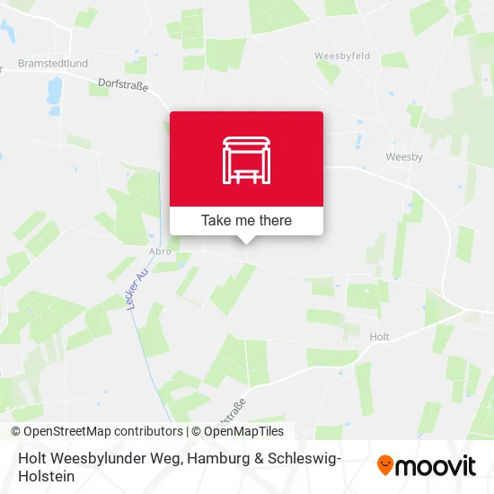 Карта Holt Weesbylunder Weg