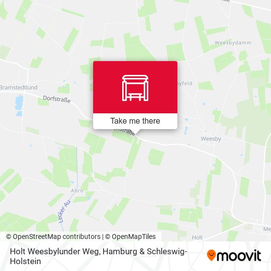 Holt Weesbylunder Weg map