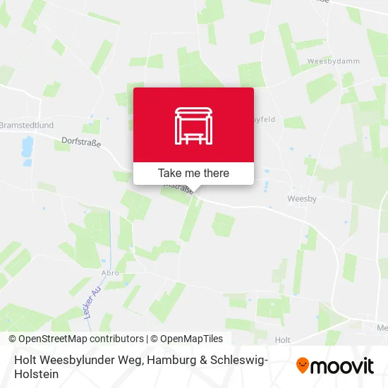 Карта Holt Weesbylunder Weg