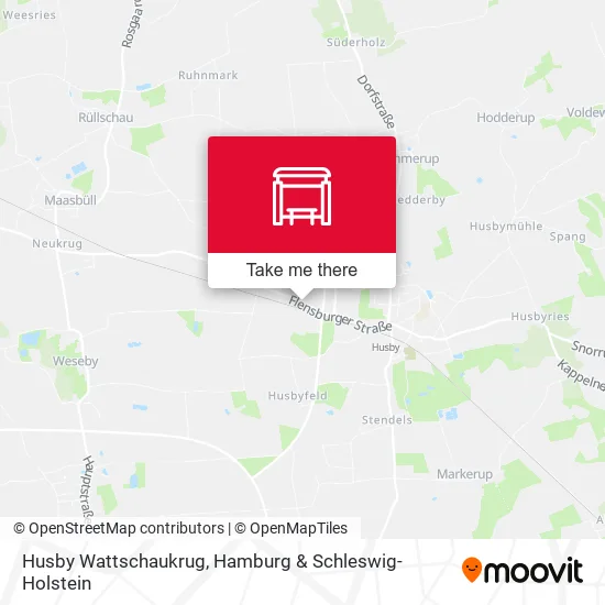 Карта Husby Wattschaukrug