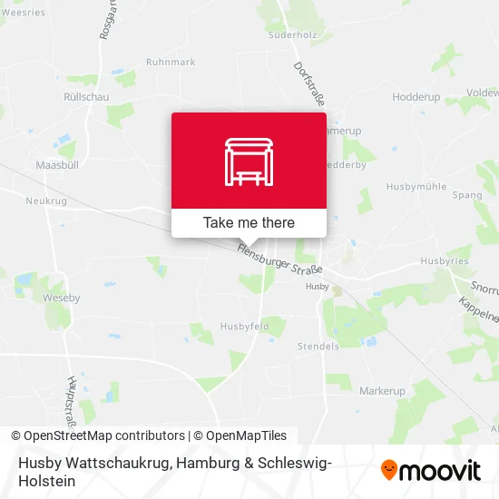Карта Husby Wattschaukrug