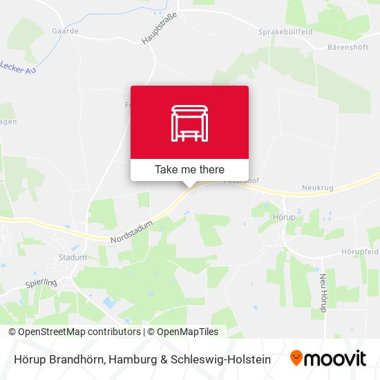 Hörup Brandhörn map