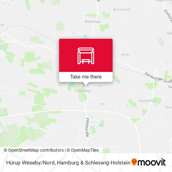 Карта Hürup Weseby/Nord