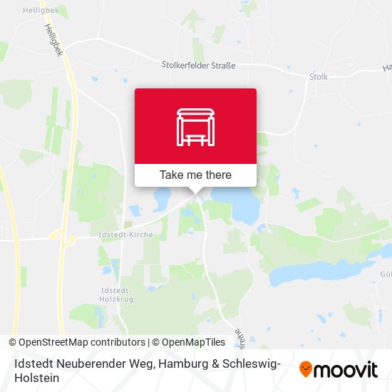 Idstedt Neuberender Weg map