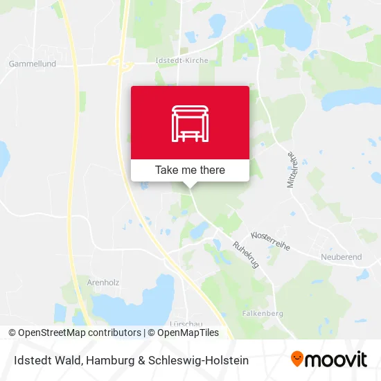 Карта Idstedt Wald