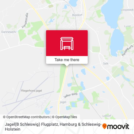Jagel(B Schleswig) Flugplatz map