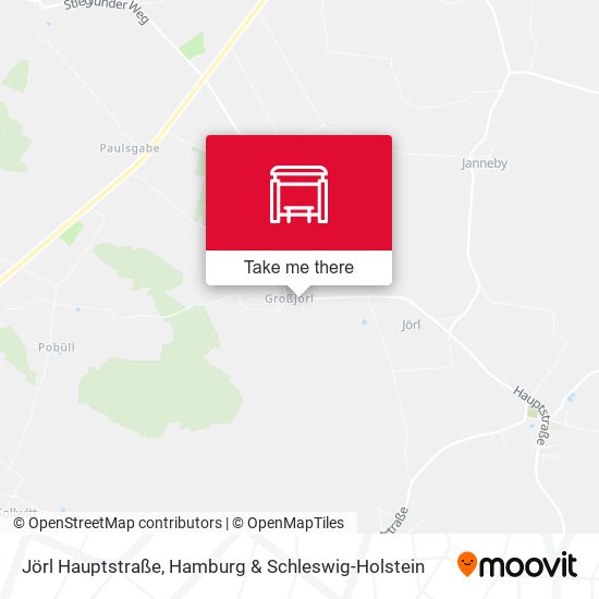 Jörl Hauptstraße map