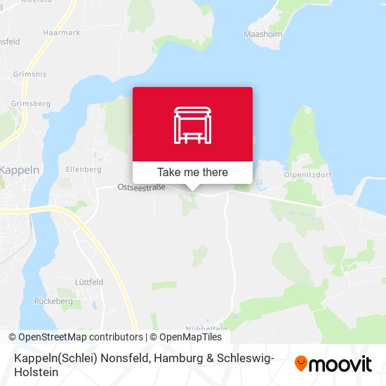 Kappeln(Schlei) Nonsfeld map