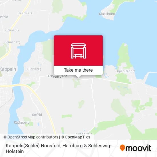 Карта Kappeln(Schlei) Nonsfeld