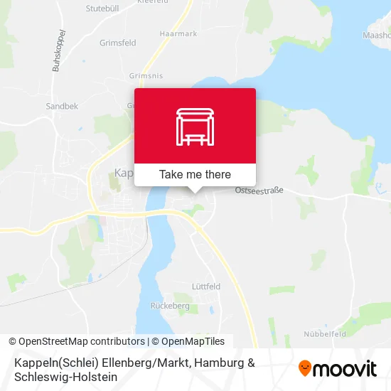 Карта Kappeln(Schlei) Ellenberg / Markt