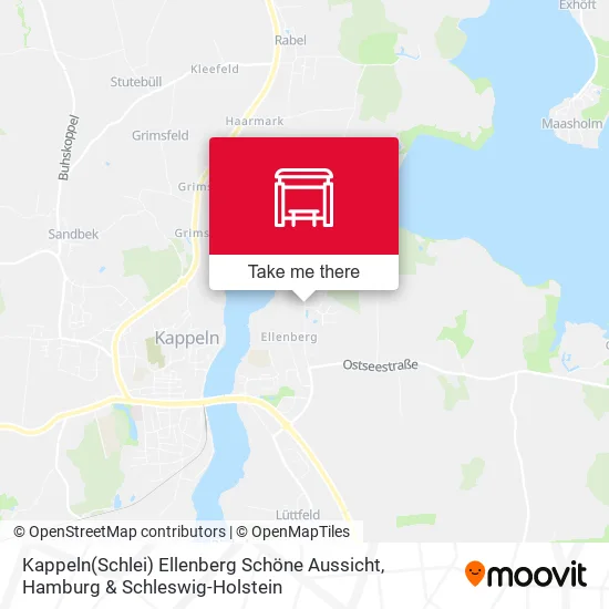 Карта Kappeln(Schlei) Ellenberg Schöne Aussicht