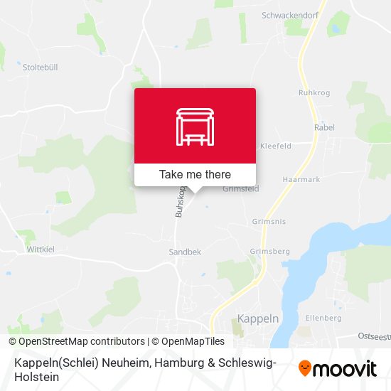 Kappeln(Schlei) Neuheim map