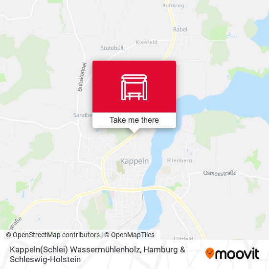 Kappeln(Schlei) Wassermühlenholz map