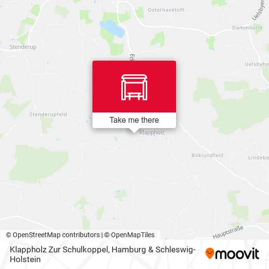 Карта Klappholz Zur Schulkoppel