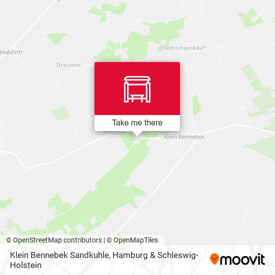 Klein Bennebek Sandkuhle map