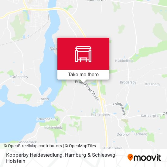 Kopperby Heidesiedlung map