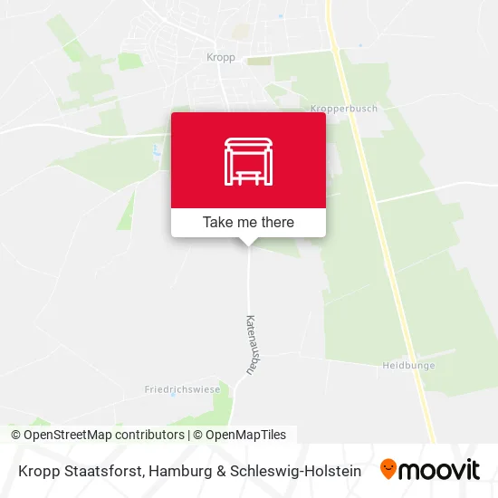 Карта Kropp Staatsforst