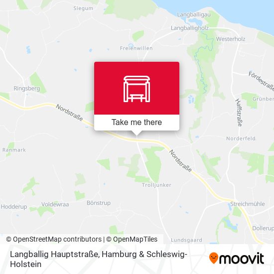 Langballig Hauptstraße map