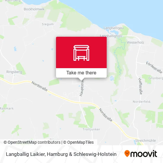 Карта Langballig Laikier