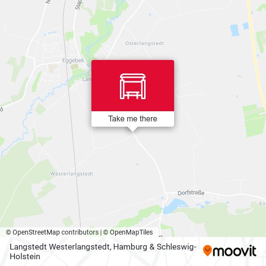 Langstedt Westerlangstedt map