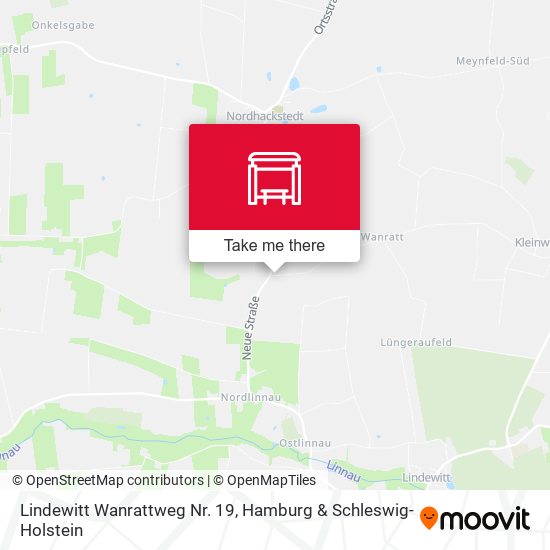 Lindewitt Wanrattweg Nr. 19 map