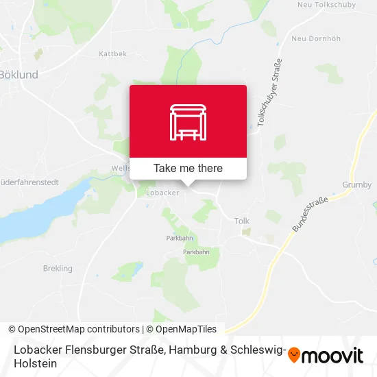 Карта Lobacker Flensburger Straße