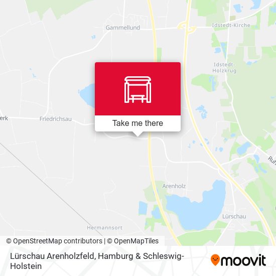 Lürschau Arenholzfeld map