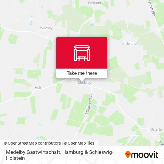 Карта Medelby Gastwirtschaft