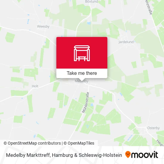 Карта Medelby Markttreff