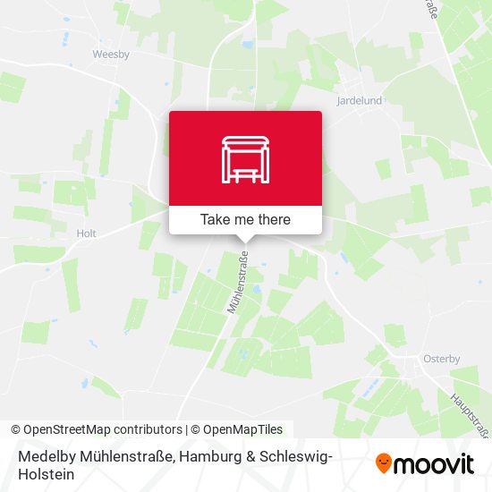 Medelby Mühlenstraße map