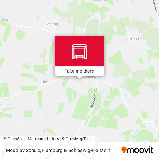 Medelby Schule map