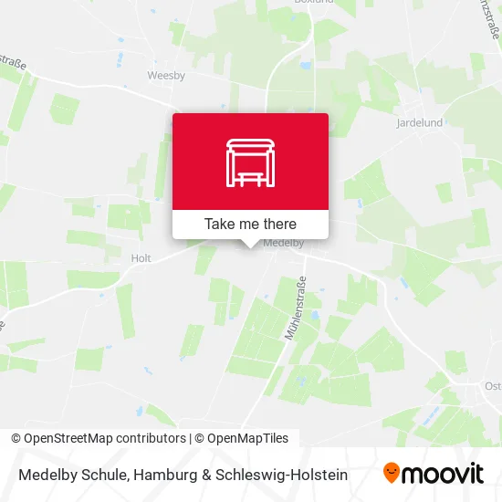 Карта Medelby Schule