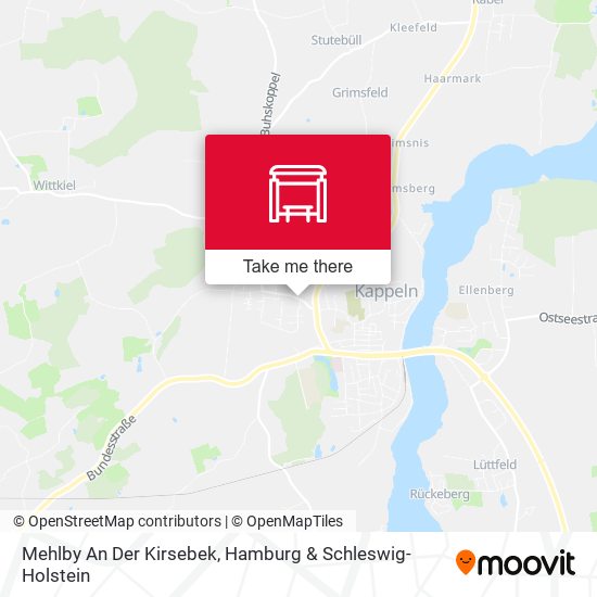Mehlby An Der Kirsebek map