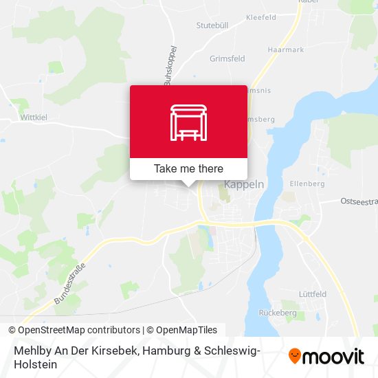 Mehlby An Der Kirsebek map