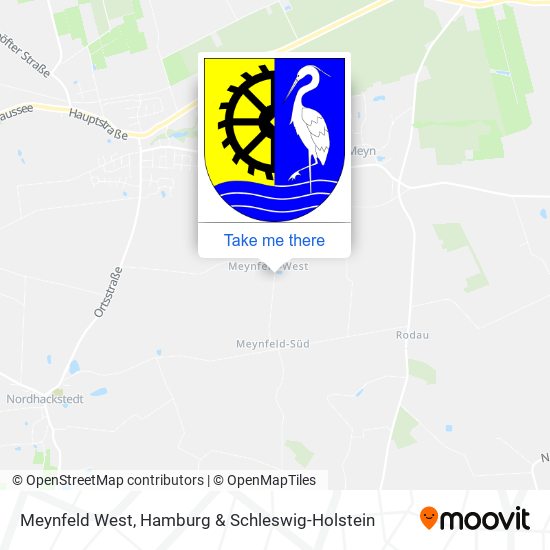 Meynfeld West map