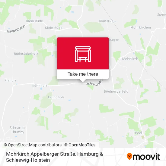 Карта Mohrkirch Appelberger Straße