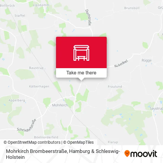 Карта Mohrkirch Brombeerstraße