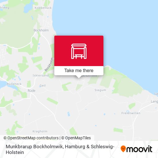 Munkbrarup Bockholmwik map