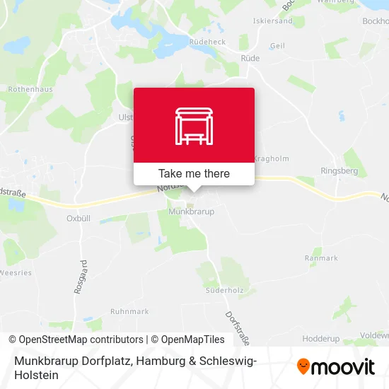 Карта Munkbrarup Dorfplatz