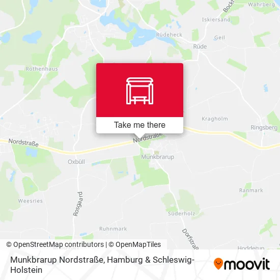 Карта Munkbrarup Nordstraße